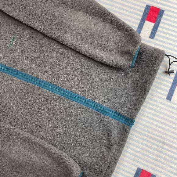 Vintage L.L. Bean Embroidered script fleece full zip up hooded jacket - Picture 5 of 13